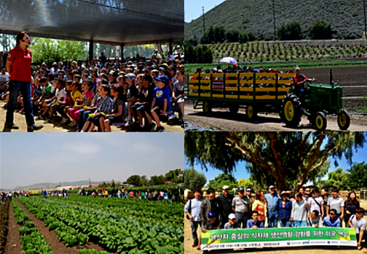 The Educational Landscape transforms the farm into a place of study by virtue of interaction